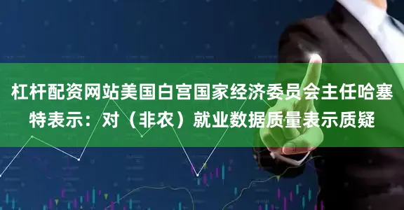 杠杆配资网站美国白宫国家经济委员会主任哈塞特表示：对（非农）就业数据质量表示质疑